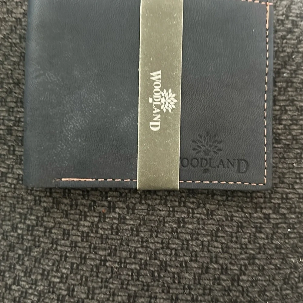 Wallet Men’s Casual Black Genuine Leather Wallet (3 Card Slots) BLACK​